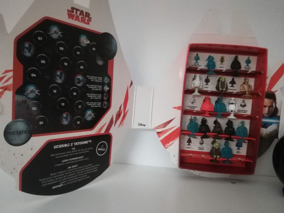 STAR WARS ramka, puzzle, kubki, statek kosmiczny, figurki+NOWY GRATIS!