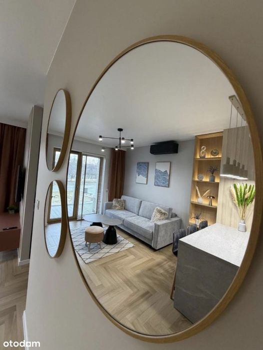 Apartament koło Mrągowa przy stoku narciarskim z widokiem na jezioro
