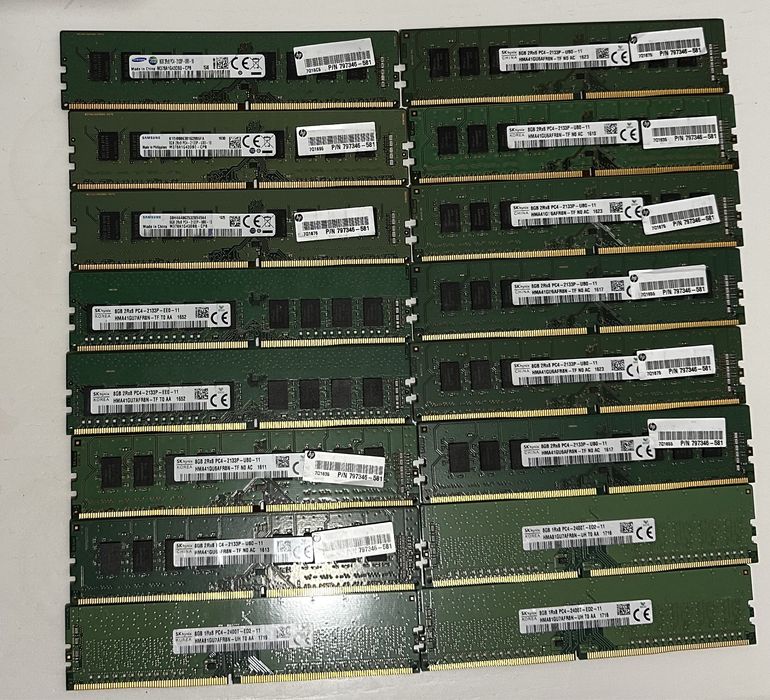 Оперативна пам'ять DDR4 8gb pc4-2133/2400/2666/3200 mhz udimm