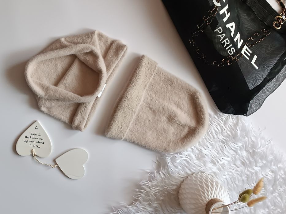 Молодежная шапочка и снуд. Новый