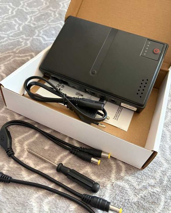 Mini UPS 10400 mAh для роутера ONU Безперебойник UPS 5V/9V/12V