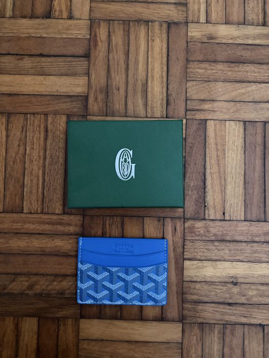 Carteira goyard azul