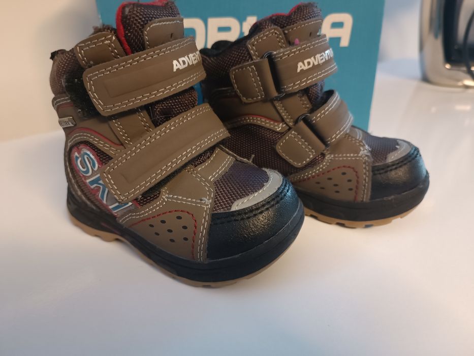 Cortina Deltex Brązowe Ciepłe Nieprzemakalne Buty Zimowe j.Nowe 21