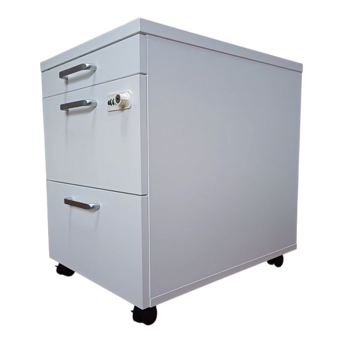 Komoda, szafka, kontenerek biurowy - biały