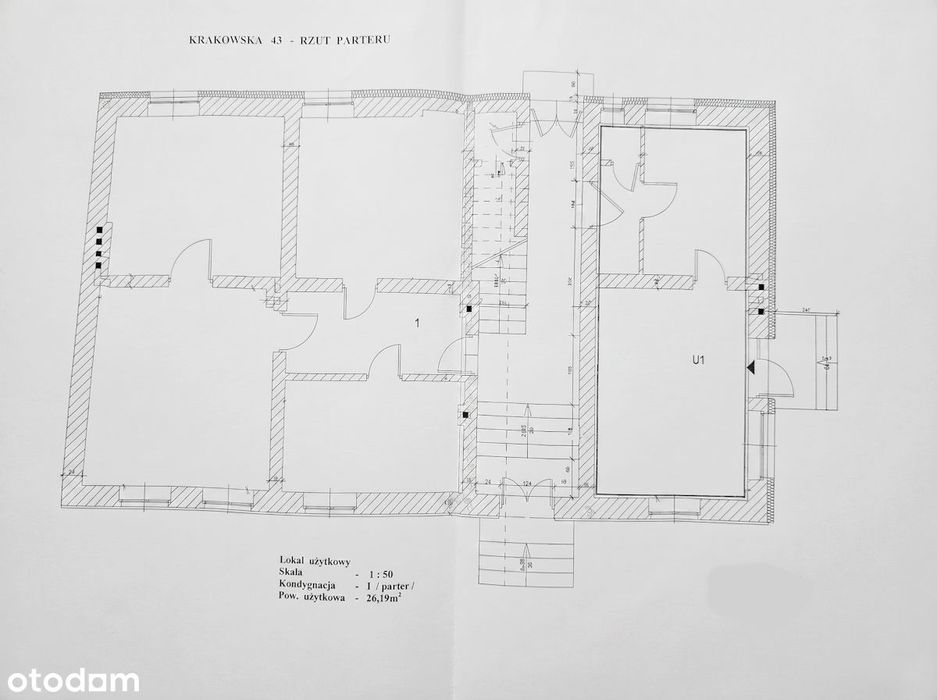 Lokal użytkowy 30,5 m² | Chrzanów, Krakowska 43 | Świetny potencjał!