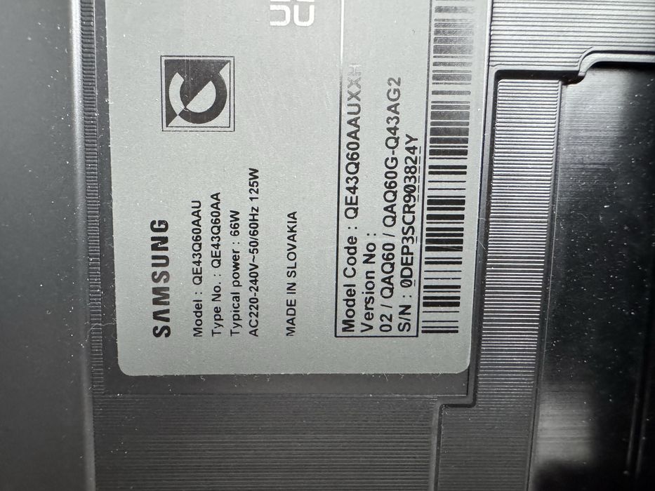 Samsung QE43Q60AAU telewizor tv 43