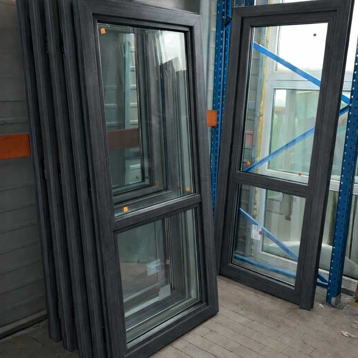 DRZWI Kacprzak 110x210 Drzwi PCV Orzech Złoty Dąb Antracyt - Lider OLX