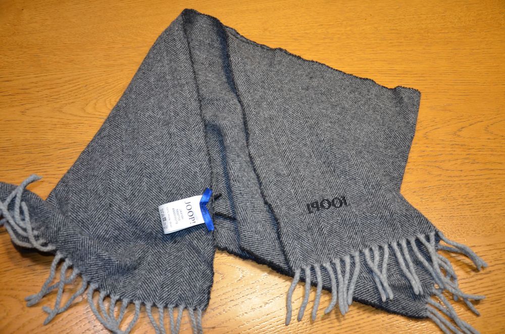 szal/szalik Joop! 100% wool szarości