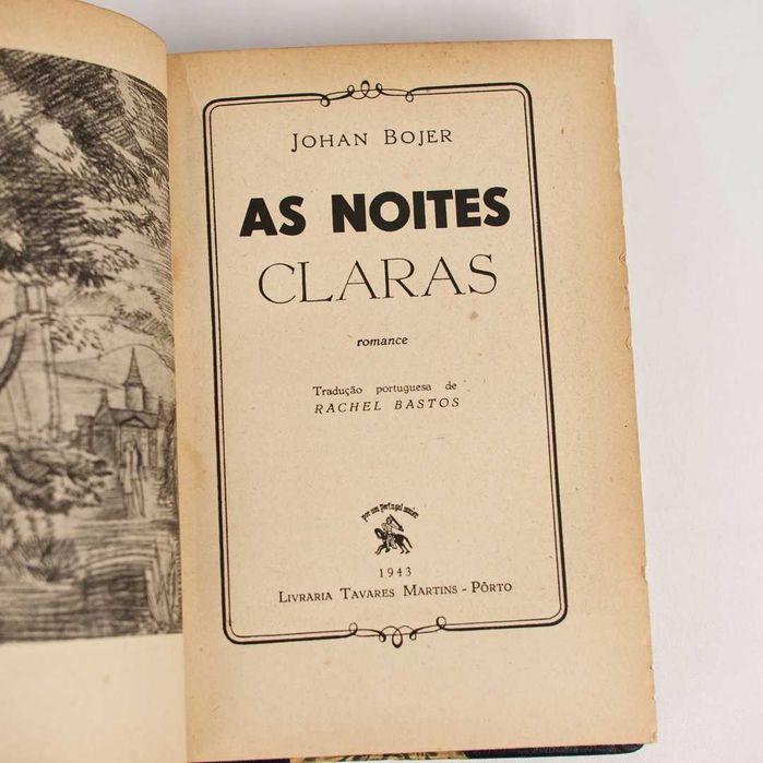 Johan Bojer - As Noites Claras (1ª edição)