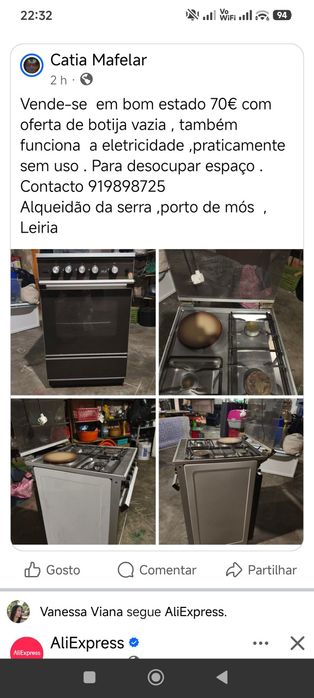 Fogao em ótimo estado