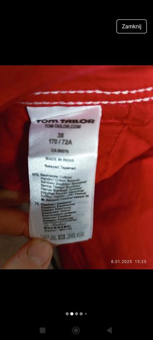 Spodnie damskie Tom Tailor rozmiar 38