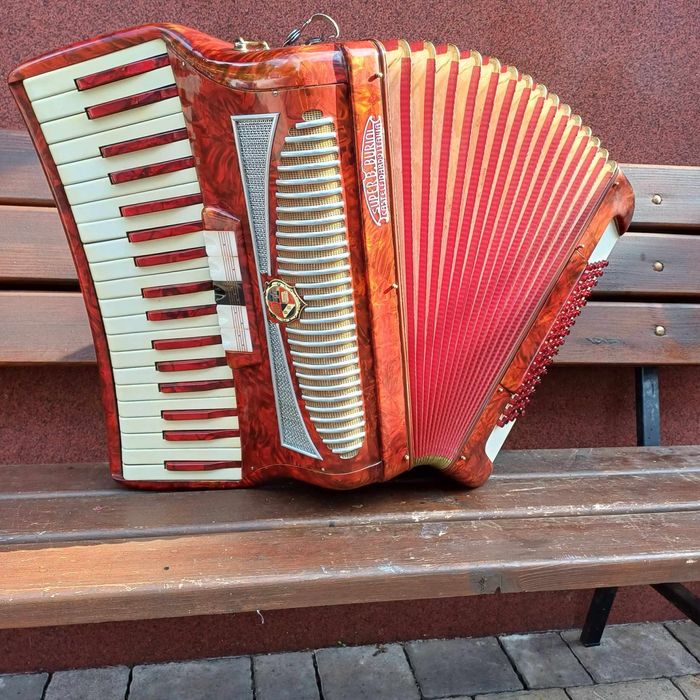Akordoen włoski balone burini castelfidardo 80 basow