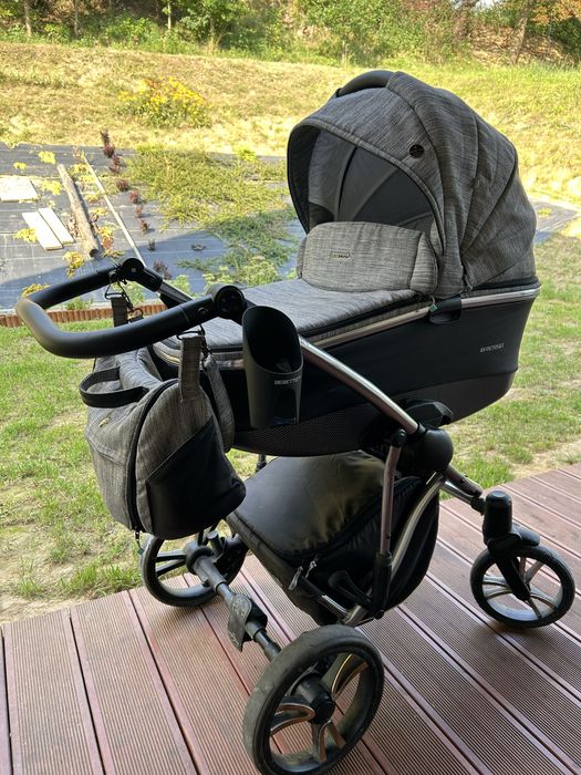 Wózek Bebetto Bresso Premium Class silver 02