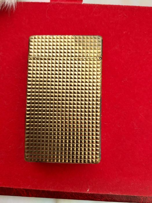 Isqueiro Dupont plaque ouro