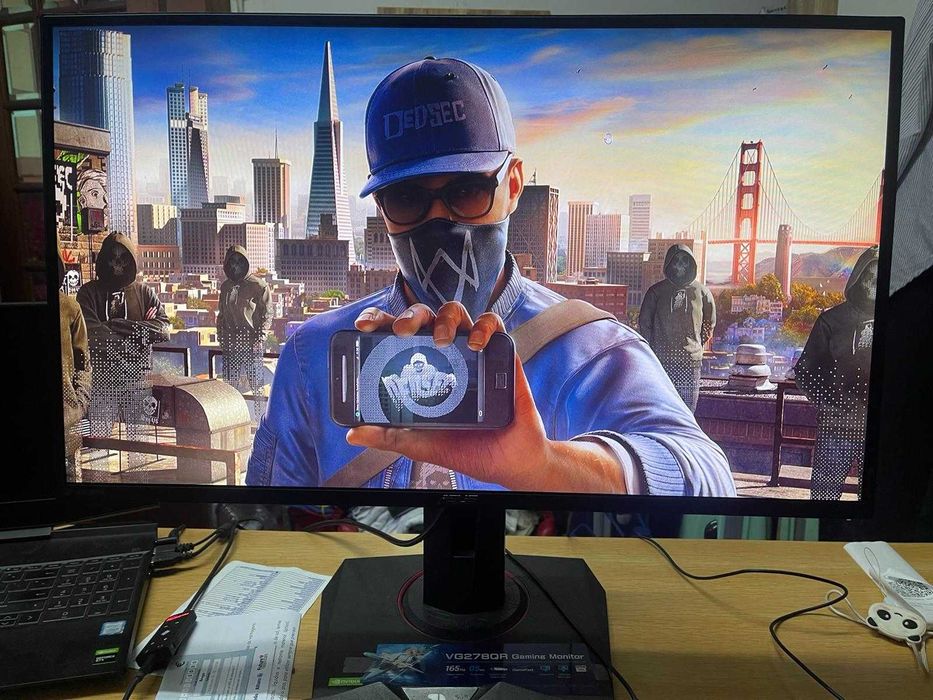 ASUS VG278QR 27-inch Gaming Monitor, 165 Hz – 0.5 ms64286118938625123