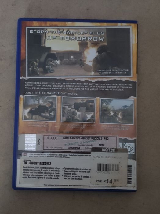 Jogo Tom Clancy’s Ghost Recon 2 para PlayStation 2 (PS2)