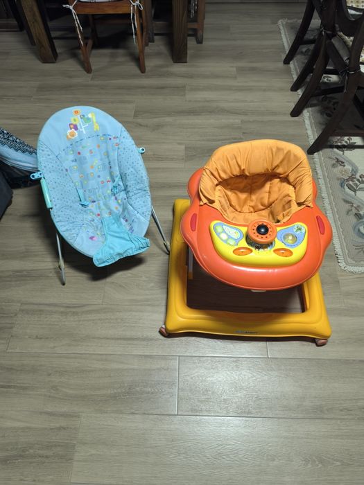 Aranha + espreguiçareira + carrinho