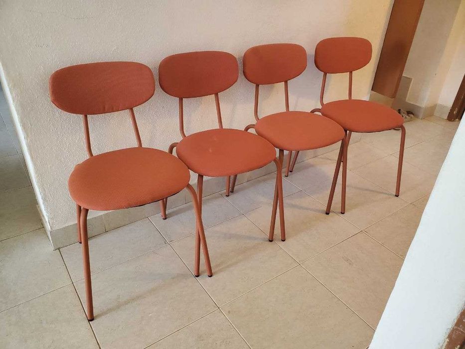 Conjunto de 4 cadeiras IKEA Östanö — cor terracota