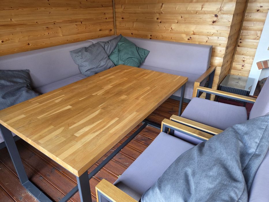 Meble ogrodowe dębowe