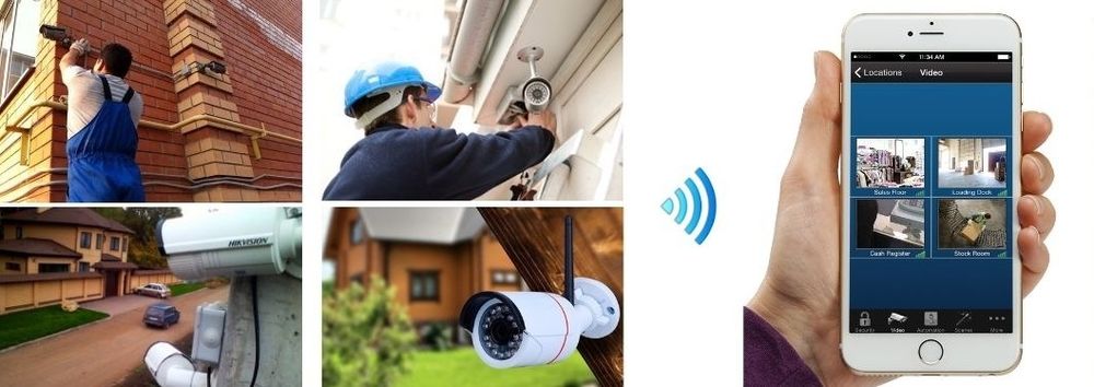 Камера спостереження камера відеонагляду камера wi-fi 4k установка