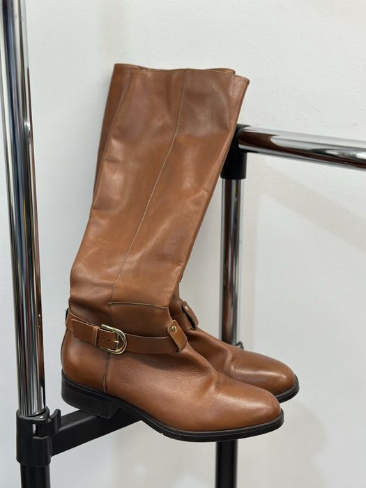 Шкіряні чоботи 39р