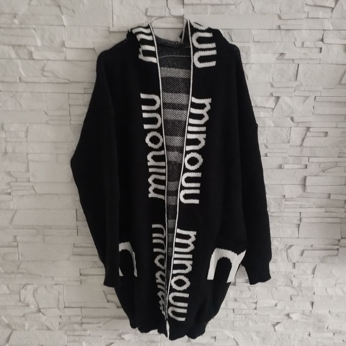 Nowy ciepły sweter z kapturem XXXL