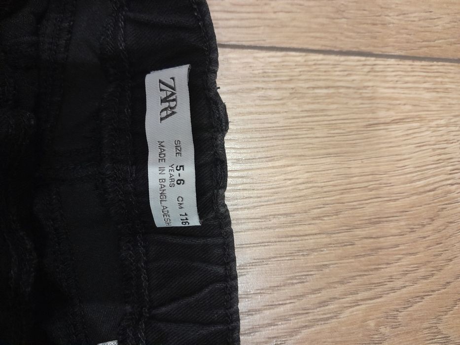 Zara jeansy na gumce 116cm