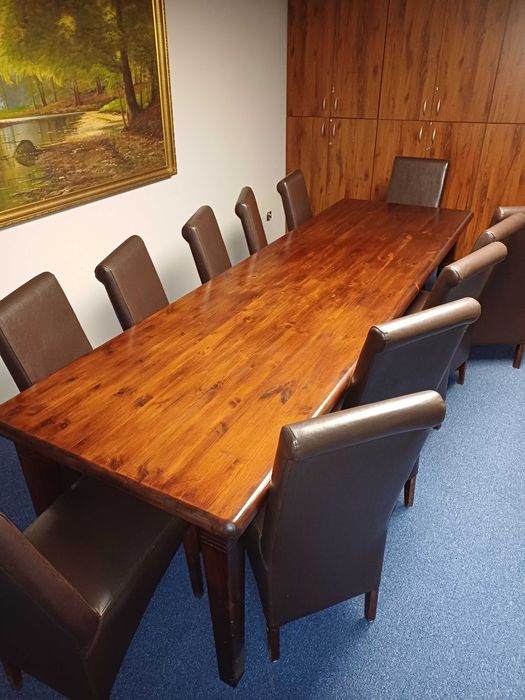 Stół konferencyjny z krzesłami(8 szt)