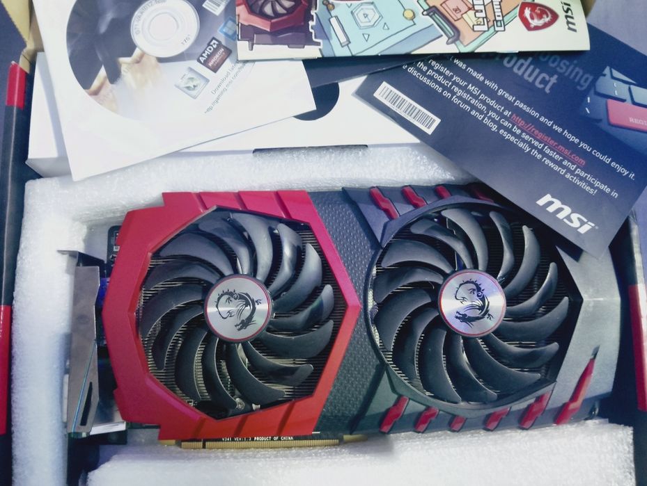 Відео карта msi RX570 8G в хорошем стані