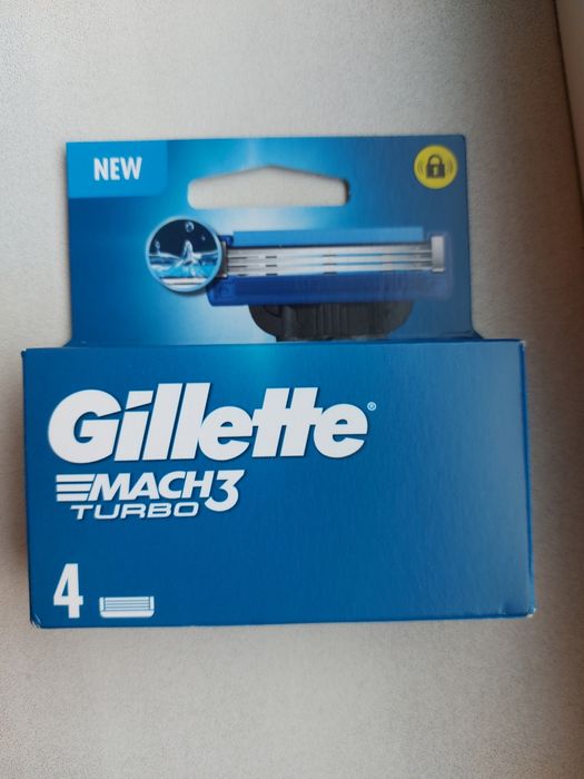 Оригінальні  картриджі Gillette  Mach3, Mach3 turbo
