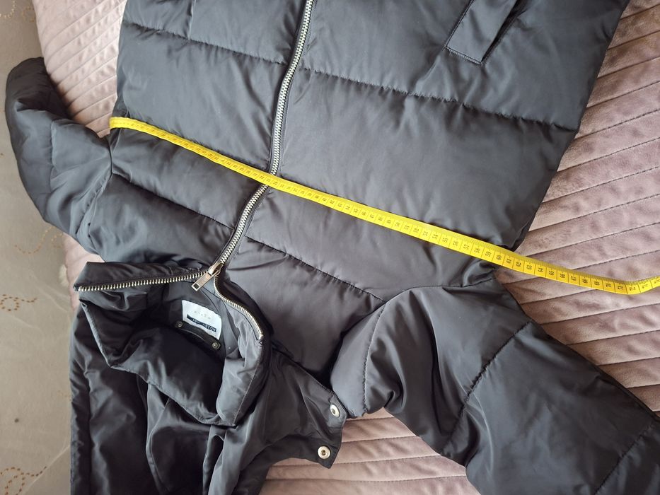 Płaszcz Puchowy Długi M