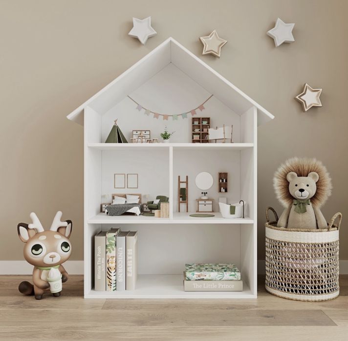 Будинок дитячий Стелаж Шафа Полиця для іграшок Дом Стеллаж для игрушек