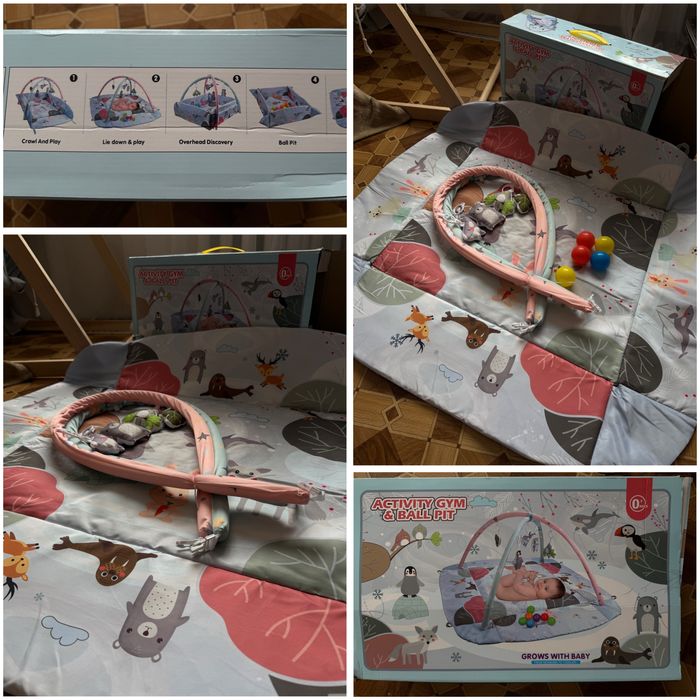 Дитячий килимок 5в1