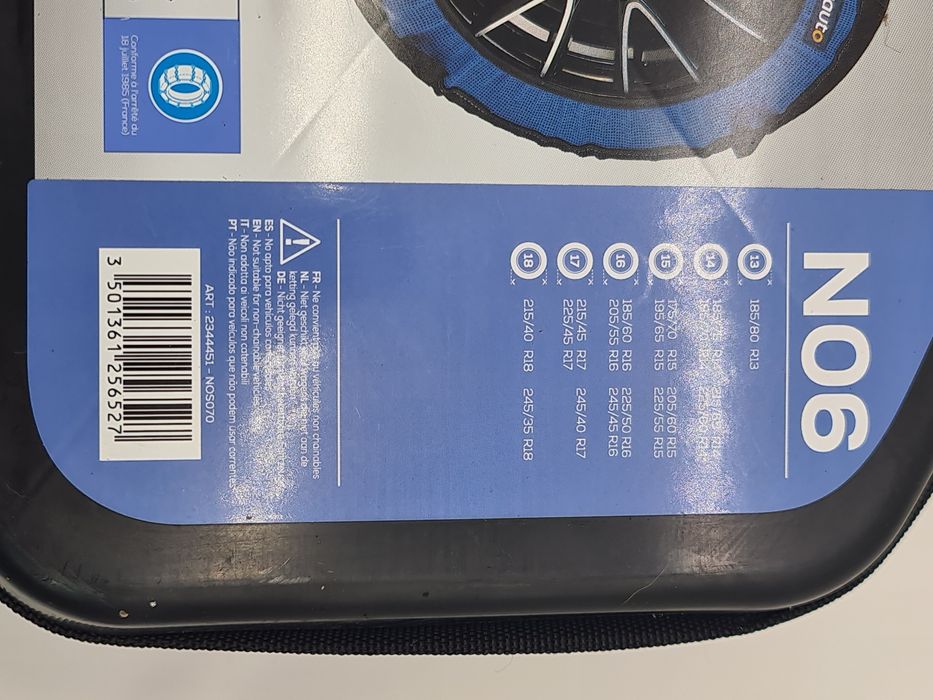 Par correntes têxteis neve NORAUTO Winter Tex 3 N06