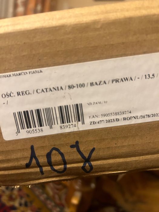 Ościeżnica regulowana do drzwi 70 cm dąb catania 8-10 cm