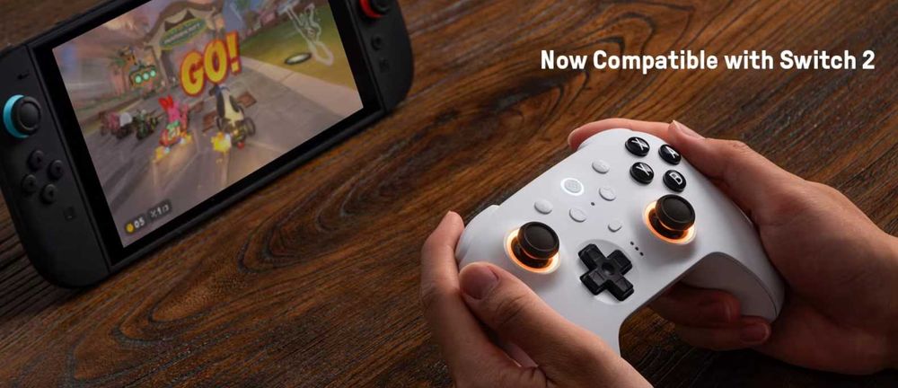 Геймпад 8BitDo Ultimate 2 Bluetooth Controller Switch 1 и 2, Андроид ПК 80ND