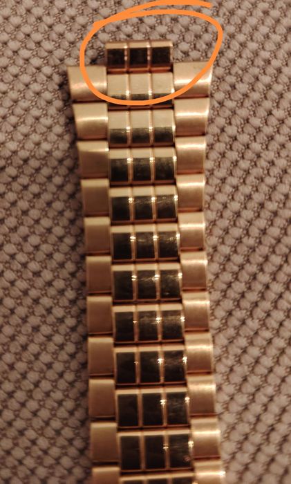 Bransoleta do zegarka Orient  PVD powłoka