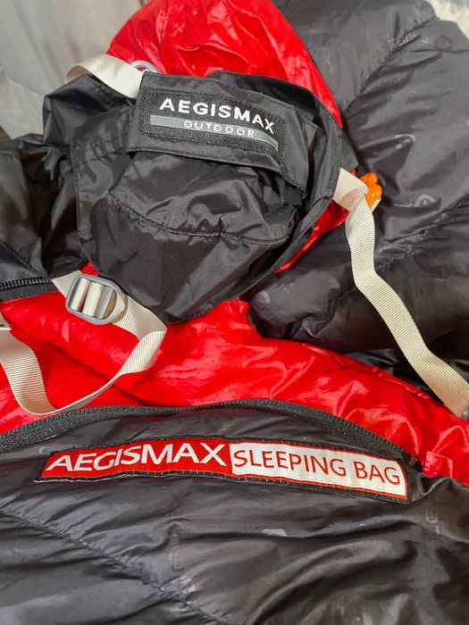 Śpiwór AEGISMAX – stan bardzo dobry Puchowy gęsi