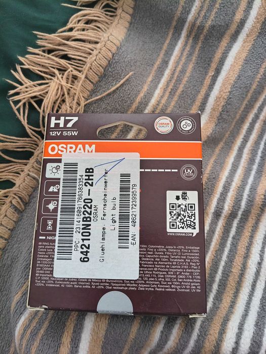 Żarówki samochodowe Osram night breaker 220 H7