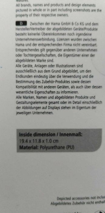 Hama etui uniwersalne na Tablet E-Book 7 cali czarne