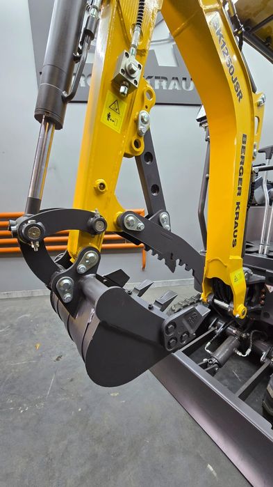 Nowa Minikoparka BK1250JSR JOYSTICK skrętne ramie Berger Kraus