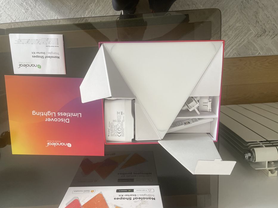Nanoleaf 9 shapes triangles starter kit + audio module