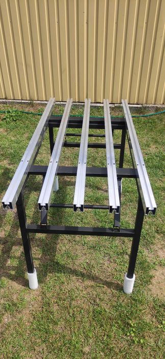 Stół roboczy do obróbki płytek 130x60x80 składany szyby prowadzące