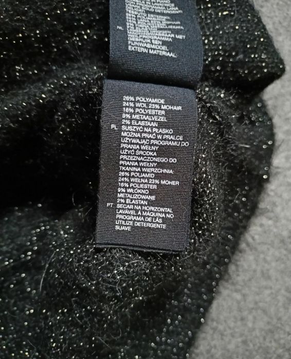 Sweter Other Stories wełna,moher/Roz XS/S/M Luźny krój