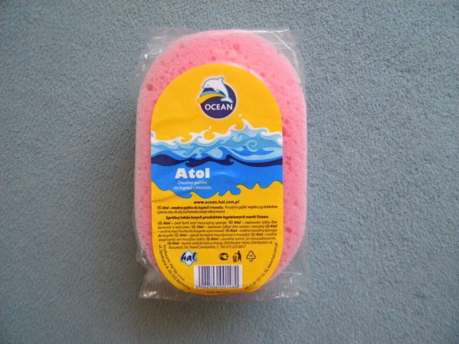 Gąbka do mycia ciała i masażu Atol