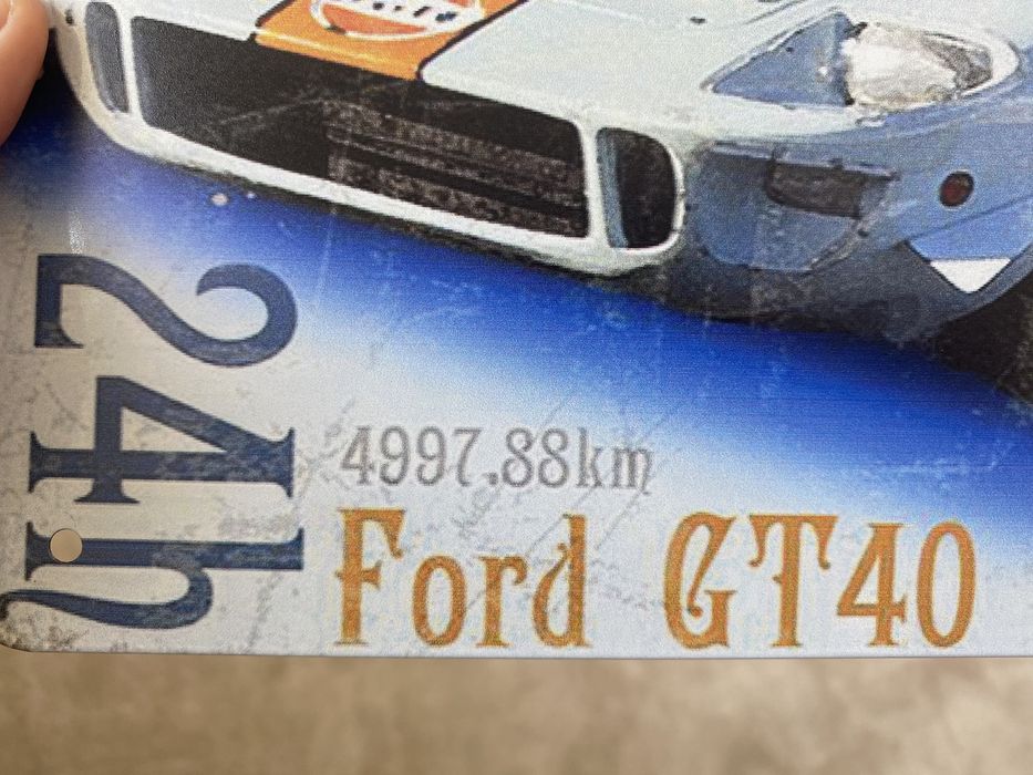 (ultima) LE MANS - Placa Metalica Decorativa (nova)