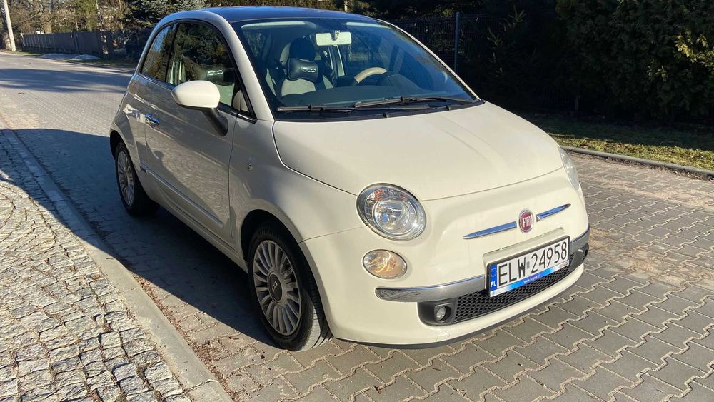 Fiat 500 1.2 Benzyna  Klima Panorama  Android Auto Car Play