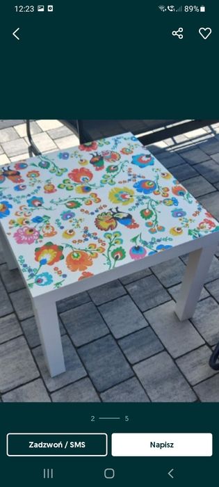 Stół 55/55 larck Stan idealny ikea