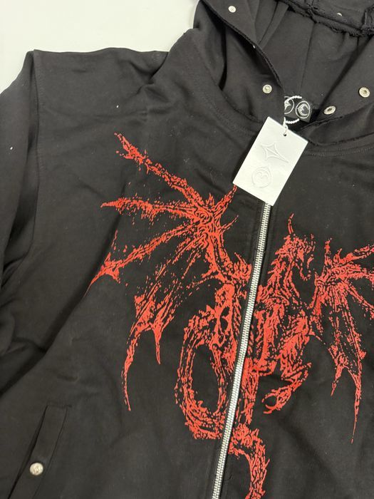 зип худи Thug Club Dragon black S M L