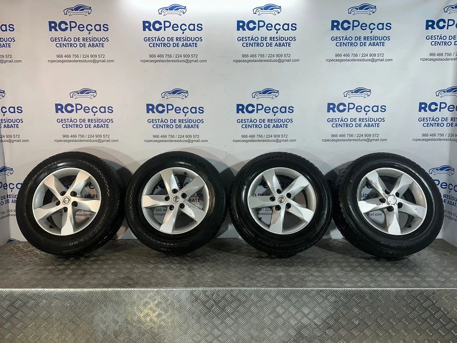 .Conjunto Jantes 16 Originais Nissan Juke F15 6,5J ET40 5x114,5